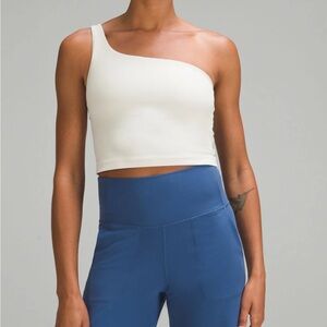 Lululemon Athletica Cream Ribbed Top